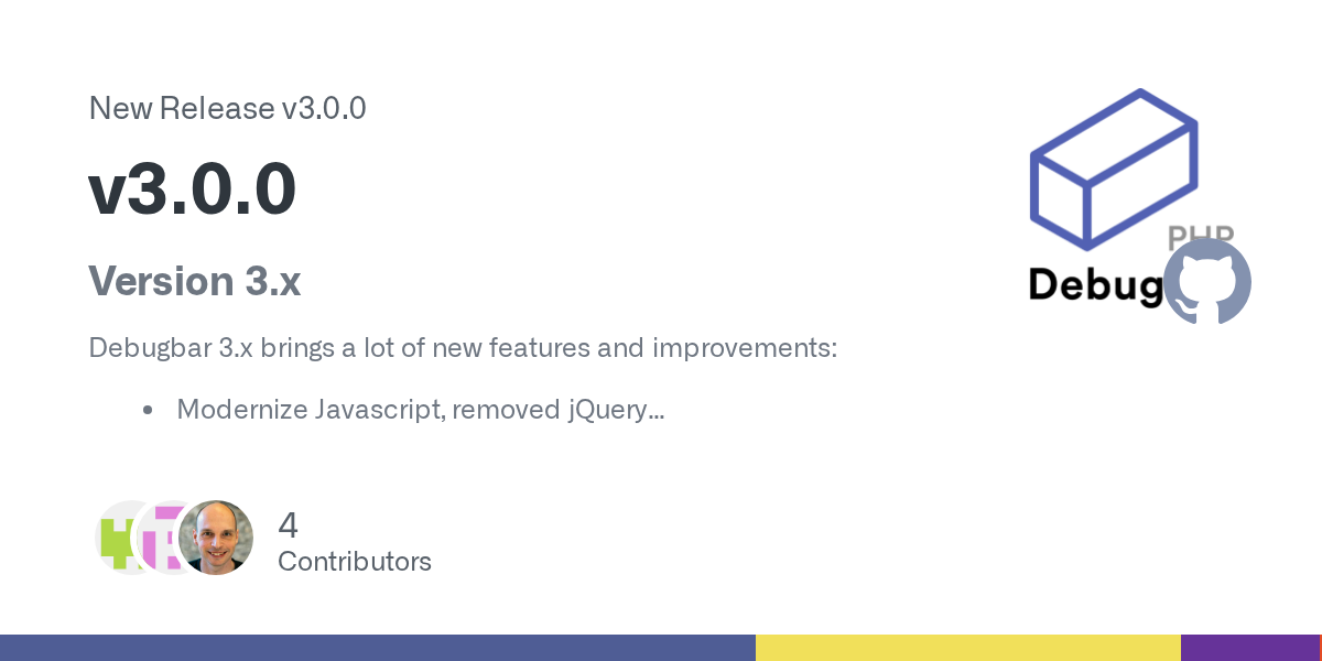 v3.0.0 release of php-debugbar