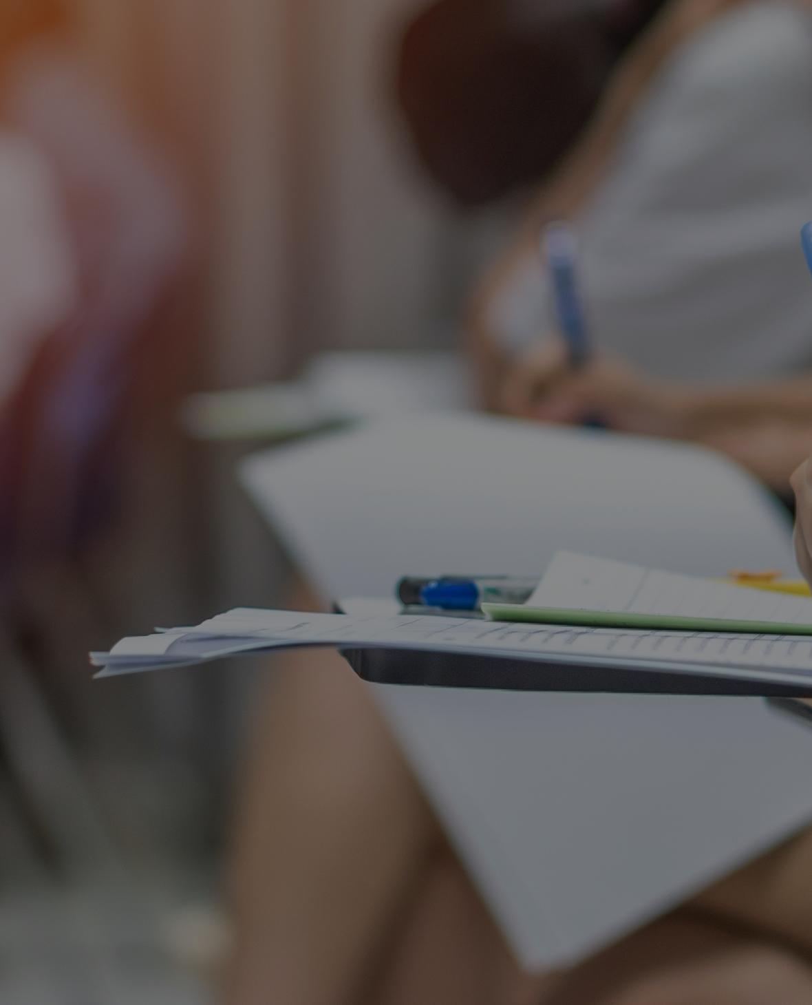 Studenten in de klas